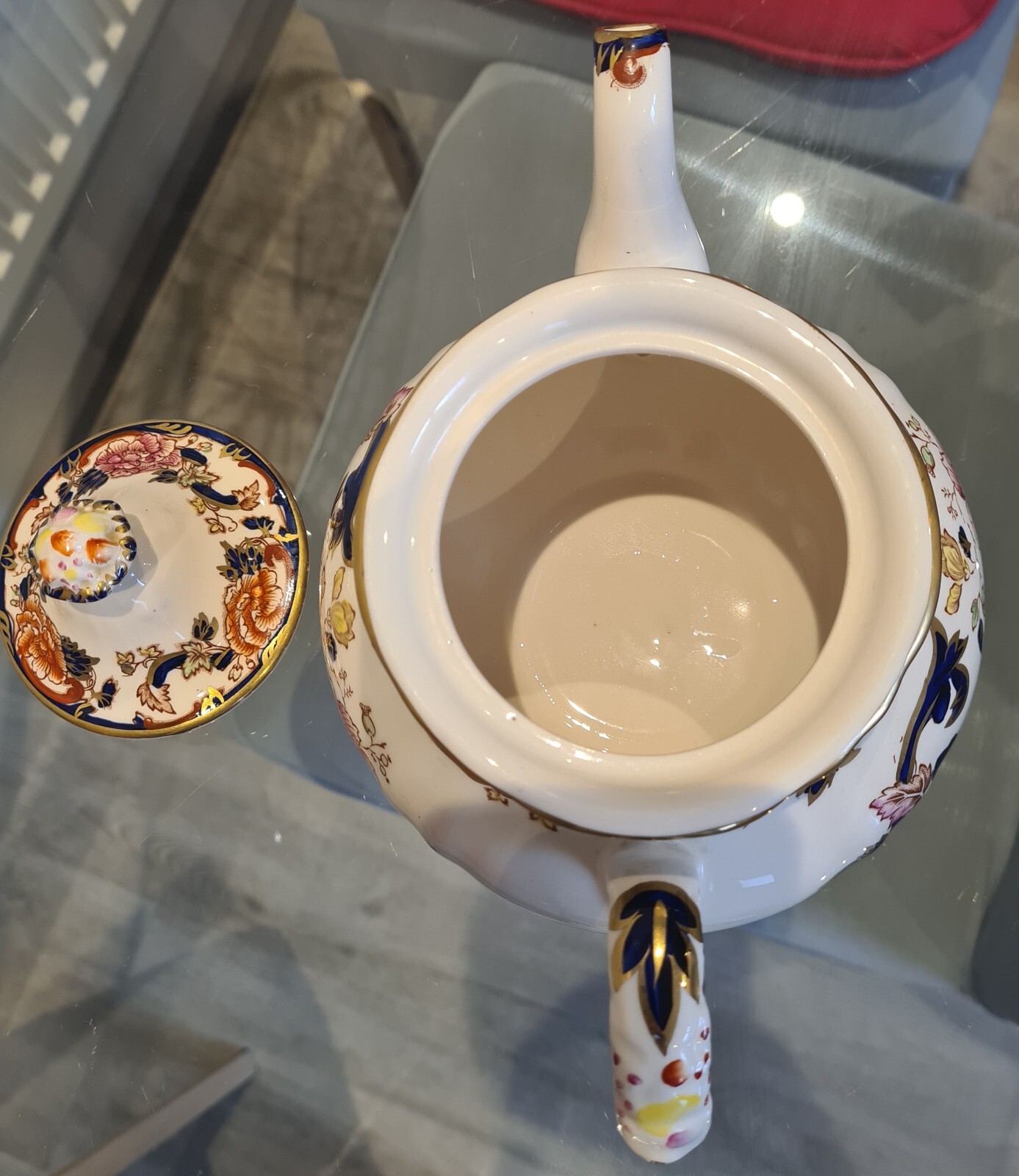 Masons Blue Mandalay Large Teapot China Vintage Kitchenware eBay