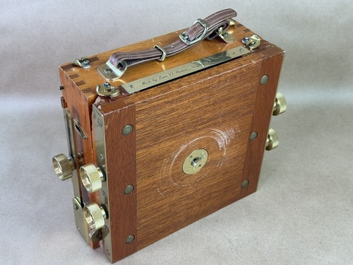 ZONA VI STUDIOS USA 4X5 MOGANO + TELECAMERA DA CAMPO LEGNO OTTONE - Foto 8 di 11