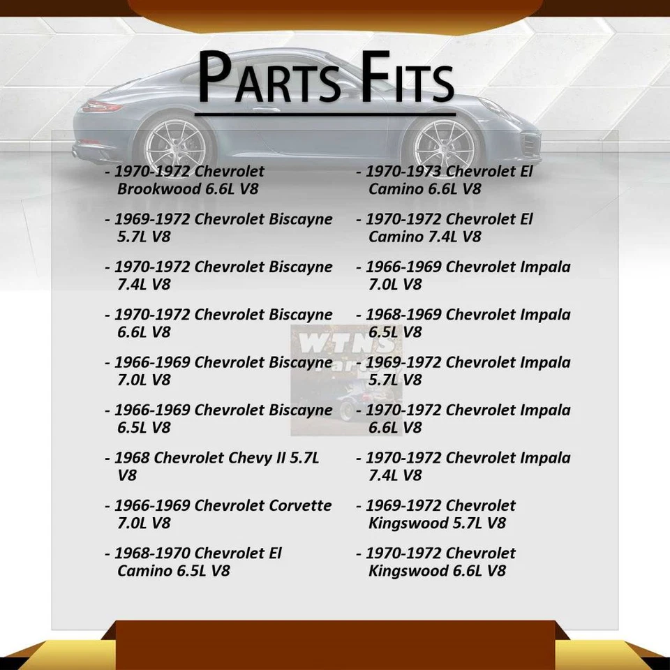 Soportes de motor delanteros 2x para Chevrolet Chevelle 1969 1970 1971 1972 5,7 L Foto 3 de 4