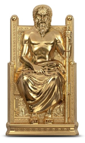 Cook Islands 3 Oz Gold-gilded .999 Fine Silver Zeus, Father of the Gods NGC MS70 - 第 3/5 張圖片