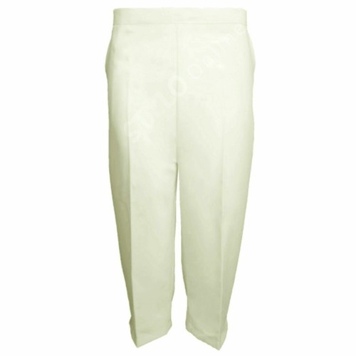 LADIES 3/4 TROUSERS WOMENS THREE QUARTER ELASTICATED WAIST CAPRI CROPPED PANTS - Picture 11 of 40