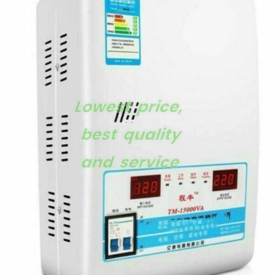 1PC 15KW Automatic Voltage Stabilizer AC regulator Power Supply 130-270V to 220V - Image 3 of 3