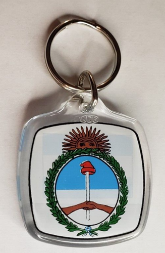 Argentina, República Argentina; Argentine Republic Flag Key Chain NEW - Picture 3 of 3