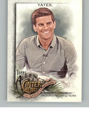 2022 Topps Allen & Ginter Field Yates 283 ESPN Reporter