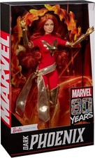 Barbie Collector 80 Anni di Marvel  Xmen Dark Phoenix GLJ54 PERFETTA RARA