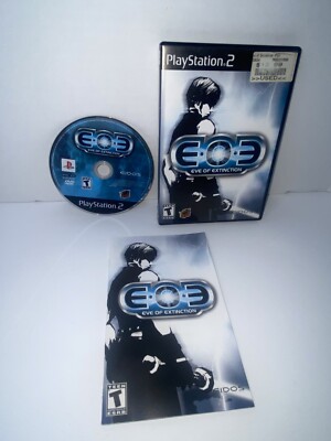 EOE: Eve of Extinction (Sony PlayStation 2, 2002) - CIB Complete Reg Card