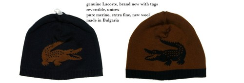 Lacoste Men's Jacquard Crocodile Wool 