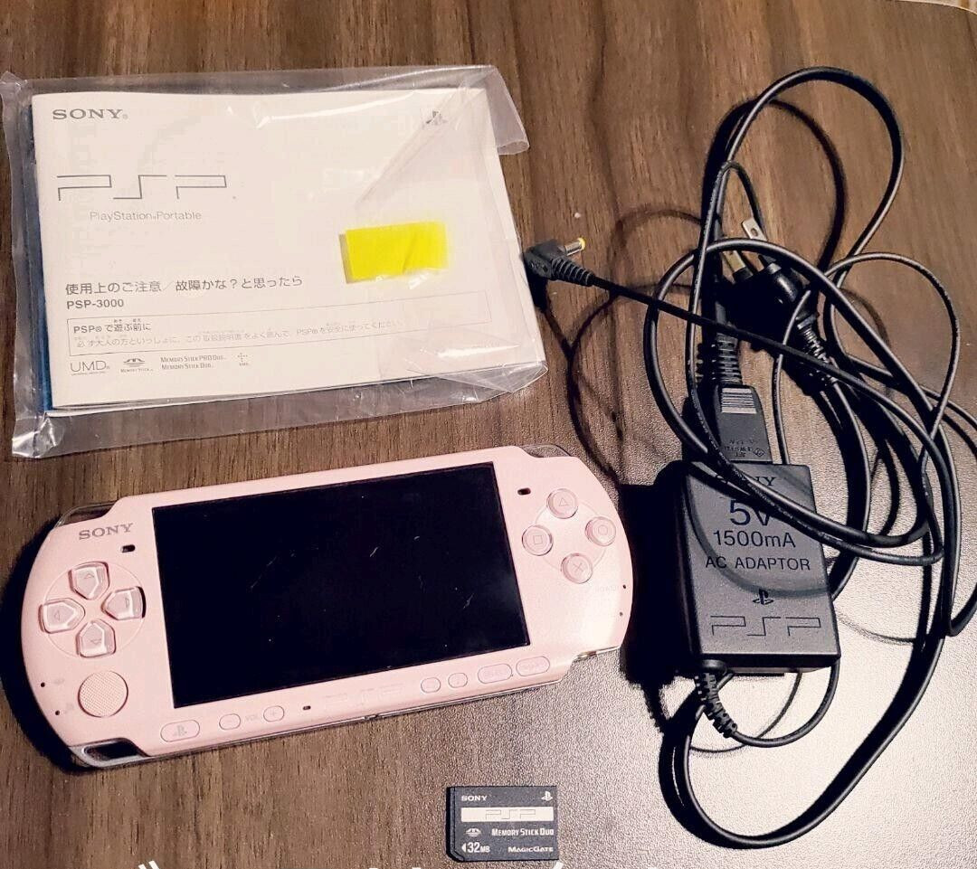 SONY PlayStation Portable PSP 3000 ZP Blossom Pink Console