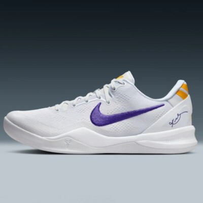 シューズ(男性用) Nike Kobe 8 Protro \"Lakers Home\" Nike Kobe 8 Protro Lakers Home Men's - HF9550-100 - US