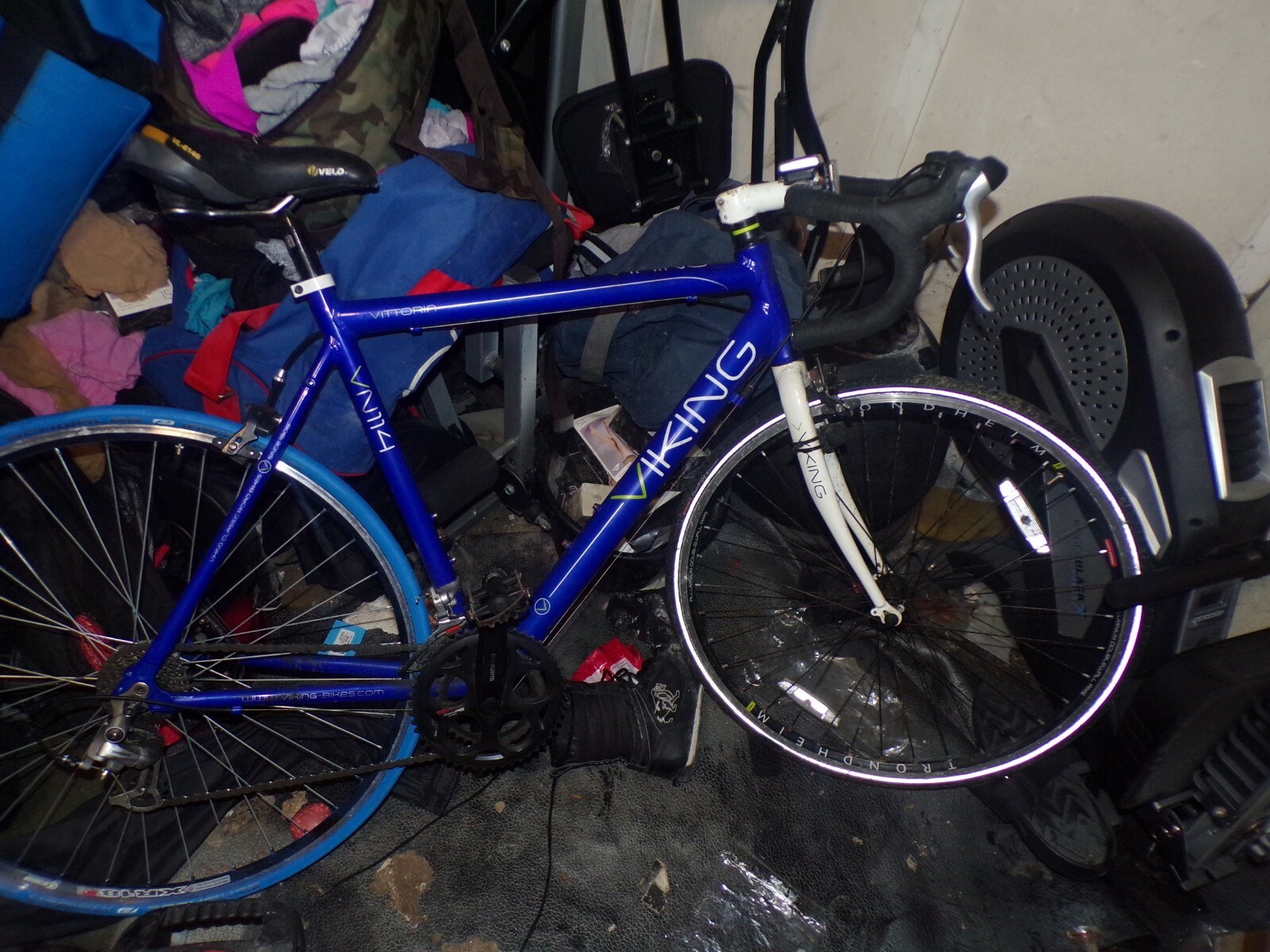 viking race bike blue