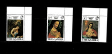 VINTAGE CLASSICS - Gambia 1980 - Christmas - Set of3 stamps - Scott 417-19 - MNH