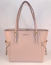 voyager small crossgrain leather tote bag