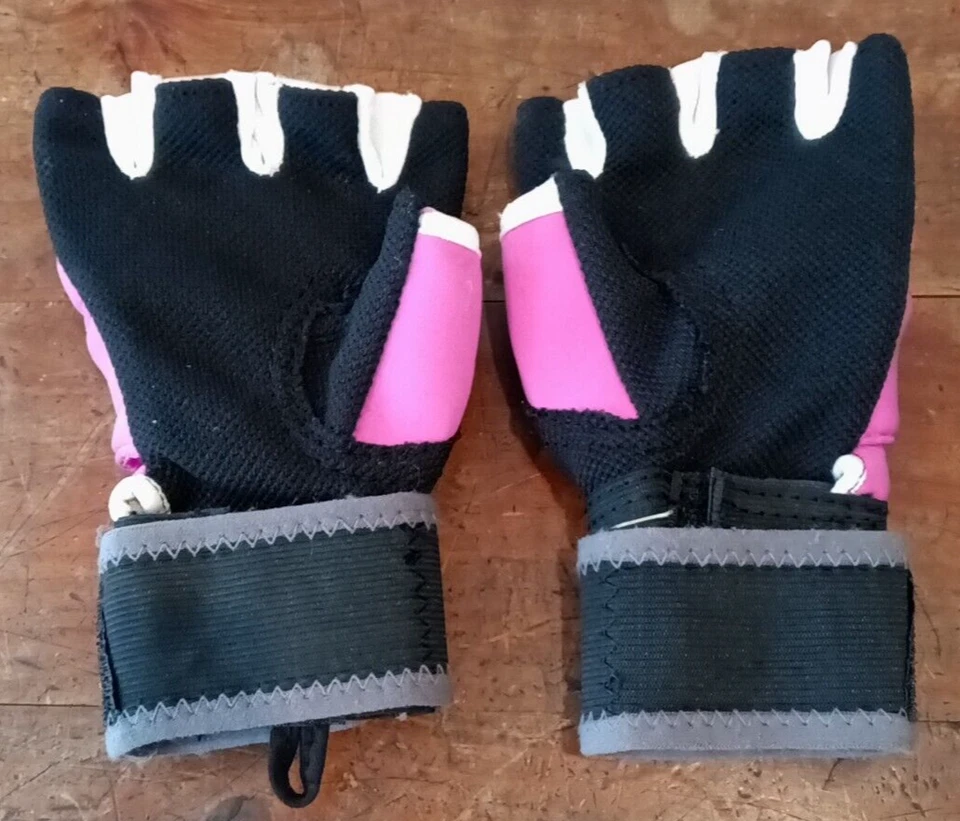 Everlast Evergel Sport Hand Wraps Pink Black Women's Size Medium M - Image 3 of 4