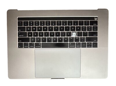 OEM MacBook Pro 15 2016 2017 A1707 Top Case + Touchpad +Keyboard +Battery Gray B