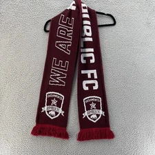 Ruffneck MLS Sacramento Republic Red Burgundy Scarf Indomitable Member 2020 Fans