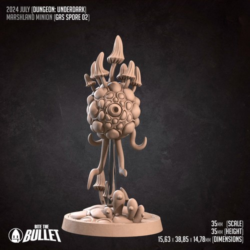 Gassporen Marshland Minion DnD Miniatur 28 mm 32 mm 35 mm D&D RPG Mini 3D gedruckt - Bild 7 von 8
