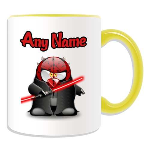 Regalo Personalizado Pingüino Darth Maul Taza Caja de Dinero Copa Héroe Película de Star Wars - Imagen 14 de 20