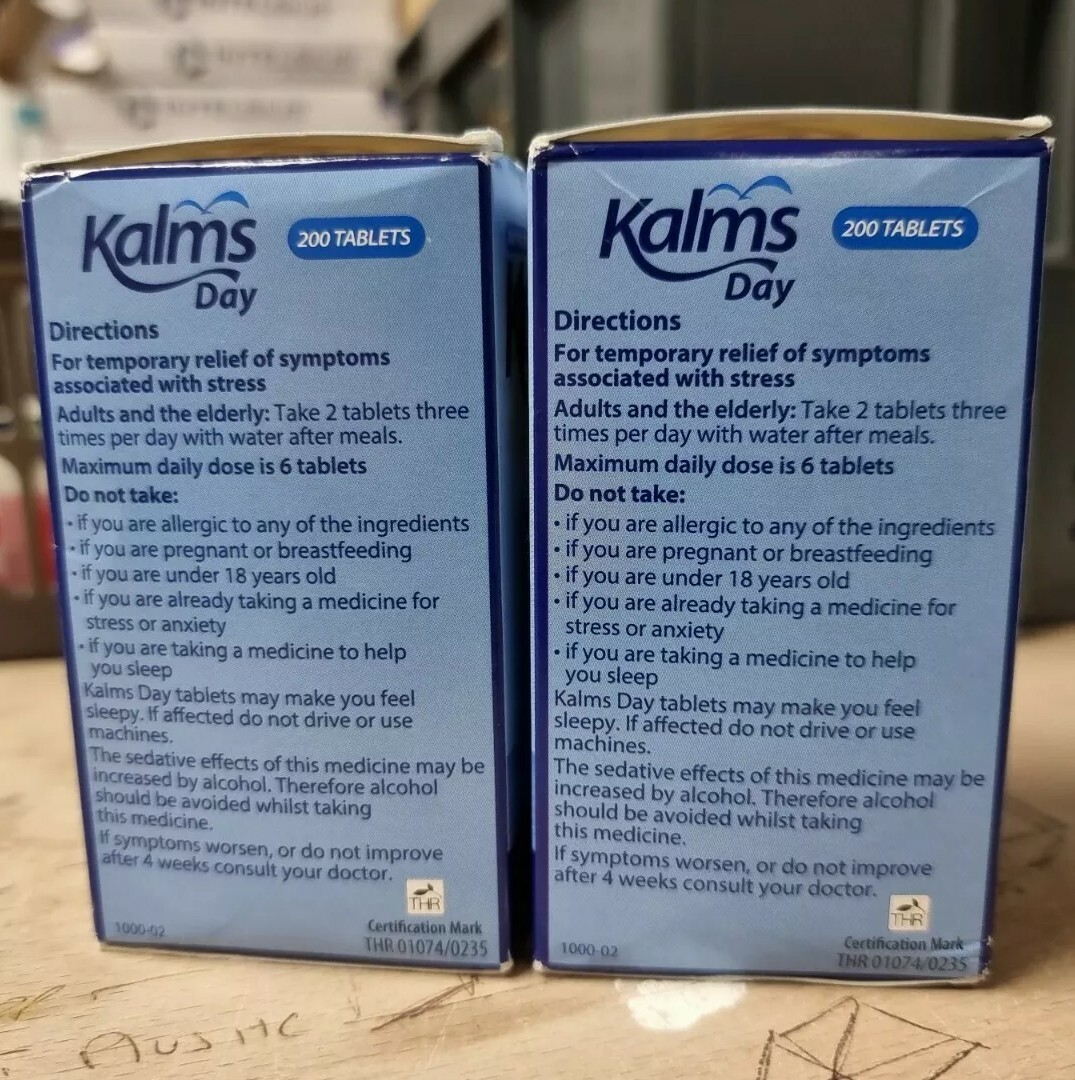 2 X Kalms Day 200 tablets eBay