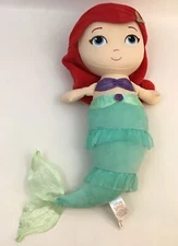 Disney Baby Ariel The Little Mermaid Plush Doll by Kids Preferred Soft Toy 16”