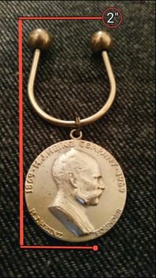 H. J. HEINZ COMPANY, VINTAGE COMMEMORATIVE RARE COIN PENDANT 1869 - 1969