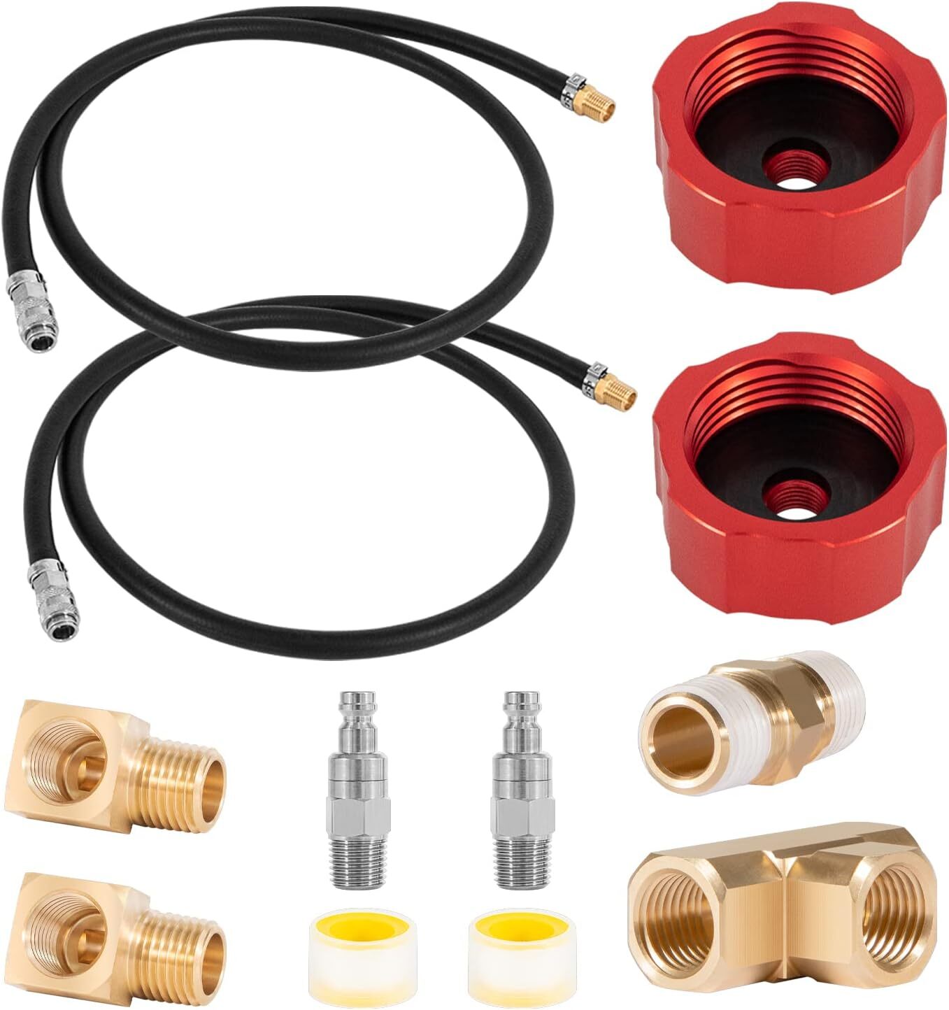 12PCS HND1.2CD for Bergs II Dual System with Hose&Cap for Honda Polaris Champion