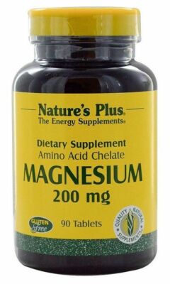 Magnesium 200mg Natures Plus 90 Tabletten   12,73/100g