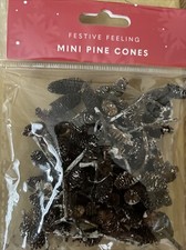 mini Dried Pine Cones Mini Size Wreath decorations christmas pine cones NEW CC
