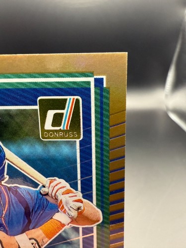 2025 Panini Donruss Baseball Gold Card No 158 Carson Benge 1/10 Rated Prospect - Bild 3 von 10