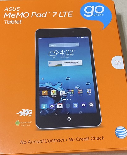 New Sealed (AT&T Prepaid) ASUS MeMO Pad 7 LTE Quad-Core 16GB 7" Android Tablet - Picture 2 of 5