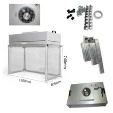 Dust Free Room Workshop Laminar Hood Bench Air Flow Clean Workstation Repair