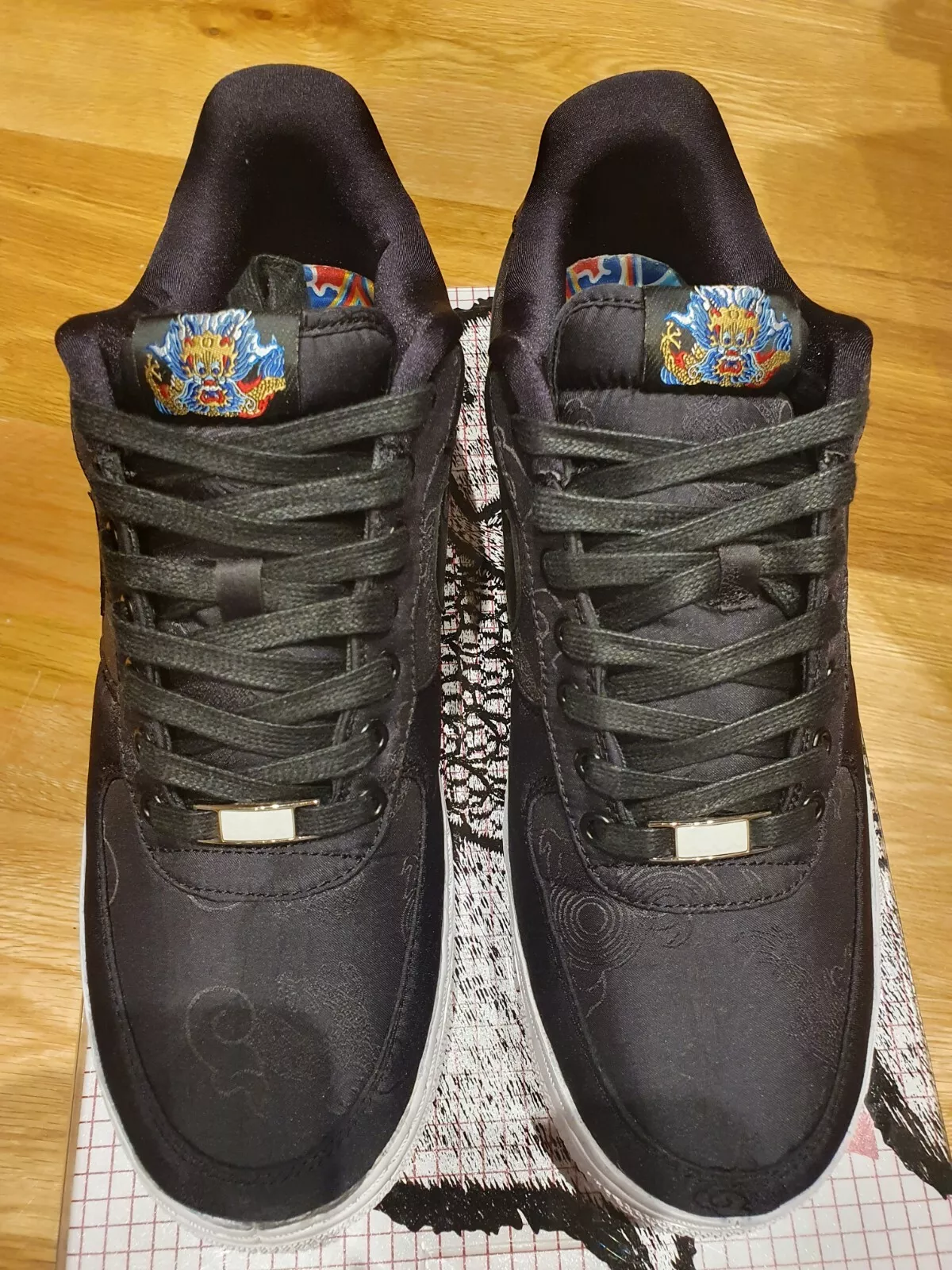 Baskets Nike AIR Force 1 Low Supreme I/0 TZ Année du Dragon Tier Zéro Rare