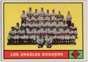 1961-Topps-86-Dodgers-Checklist-EX-EXMINT-Koufax-Drysdale-Podres-FREE-SHIPPING