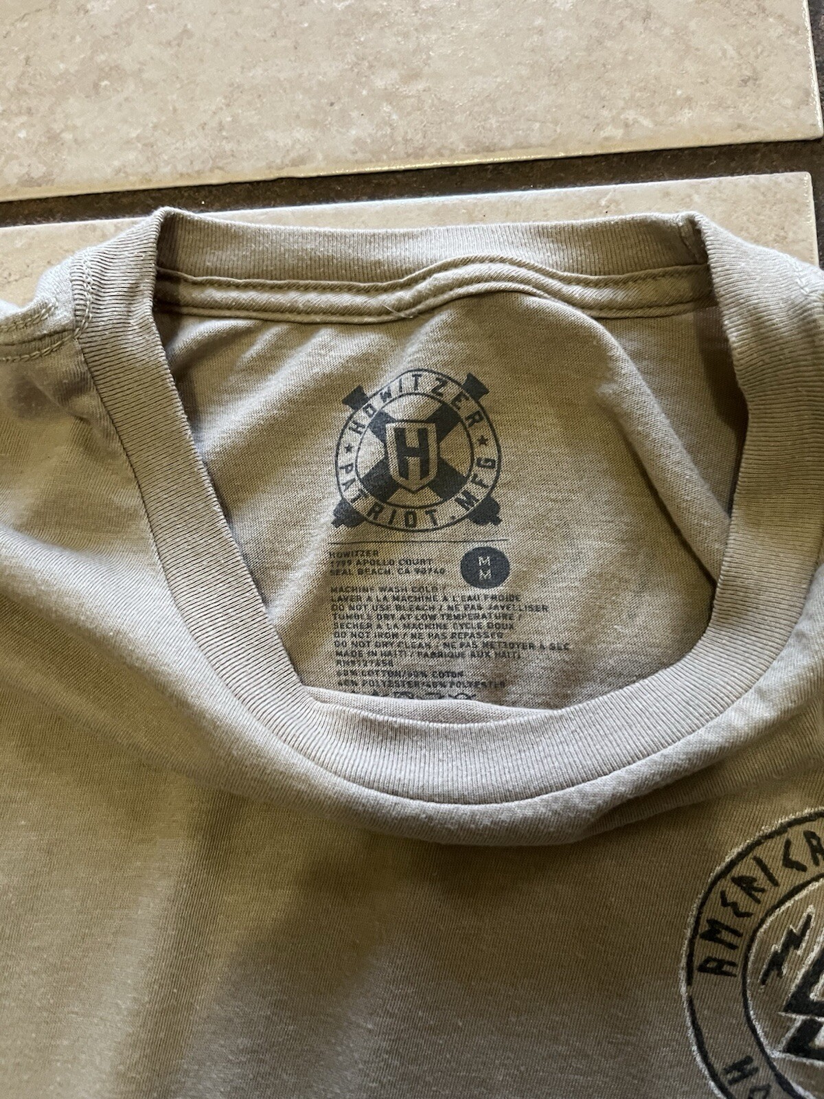 ALTRA T shirt maglietta girocollo manica corta Howitzer American Warrior Spirit taglia M