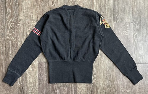 Vintage 60s 70s Cheerleader Sweater Varsity School Pirate Mascot Ohio Womens L - Picture 3 of 9