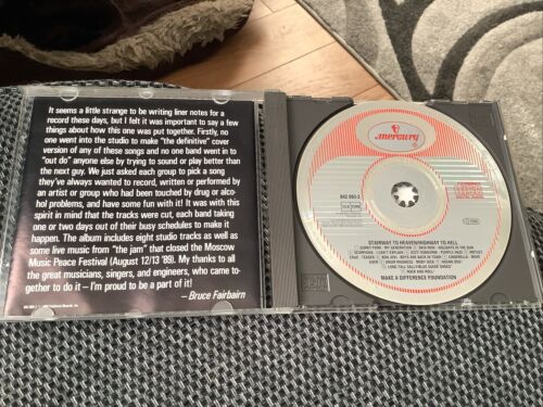 Stairway to Heaven / Highway to Hell CD Album Skid Row Motley Scorpions Ozzy Bon - Picture 3 of 3