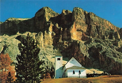 alte AK Val Badia - Dolomiten Schutzhaus ungelaufen Ansichtskarte dsc4721b