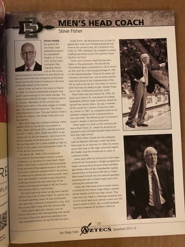 SDSU San Diego State Aztecs Basketball 2011-2012 Season Outlook Program Magazine - Picture 4 of 12