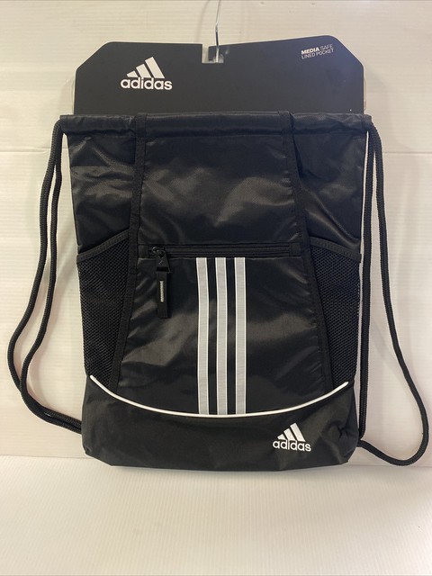 black adidas drawstring bag