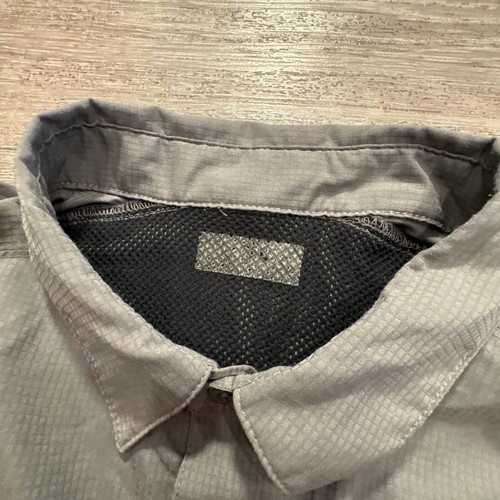 Columbia Shirt Mens XL Gray Omni Shade Rip Stop Long Sleeve Fishing Vented Adult - Picture 6 of 13