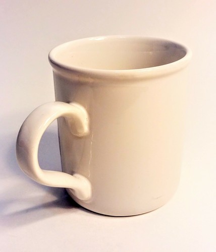 Taza de café de gres divertida sonrisa falsa compañero de trabajo American Greetings - Imagen 4 de 6