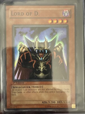 Yugioh Lord of D. SDK-041 Super Rare Unlimited LP GLOSSY