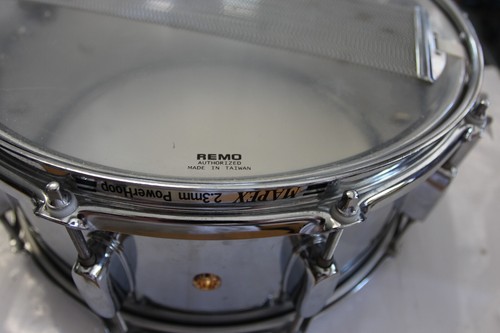 Tamburo rullante Mapex Pro 14x6,5 cromato! Powerhoop W 2,3 mm! - Foto 7 di 9