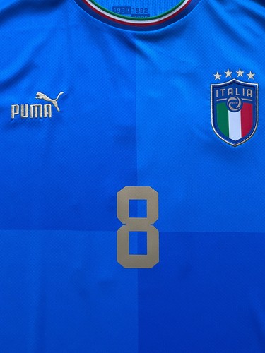2022 Italy Home Jersey #8 Jorginho XL Puma Soccer Football Finalissima NEW - 第 8/13 張圖片