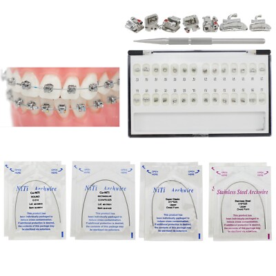 DAMON Q Self Ligating Brackets MBT 022 Dental Orthodontic Copper Niti Arch Wires