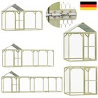 Hühnerkäfig Hühnerstall Hühnerhaus mit / ohne Dach Holz hühner gehege Freilauf