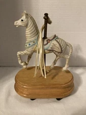 Carousel Horse Music Box Plays It’s A Small World