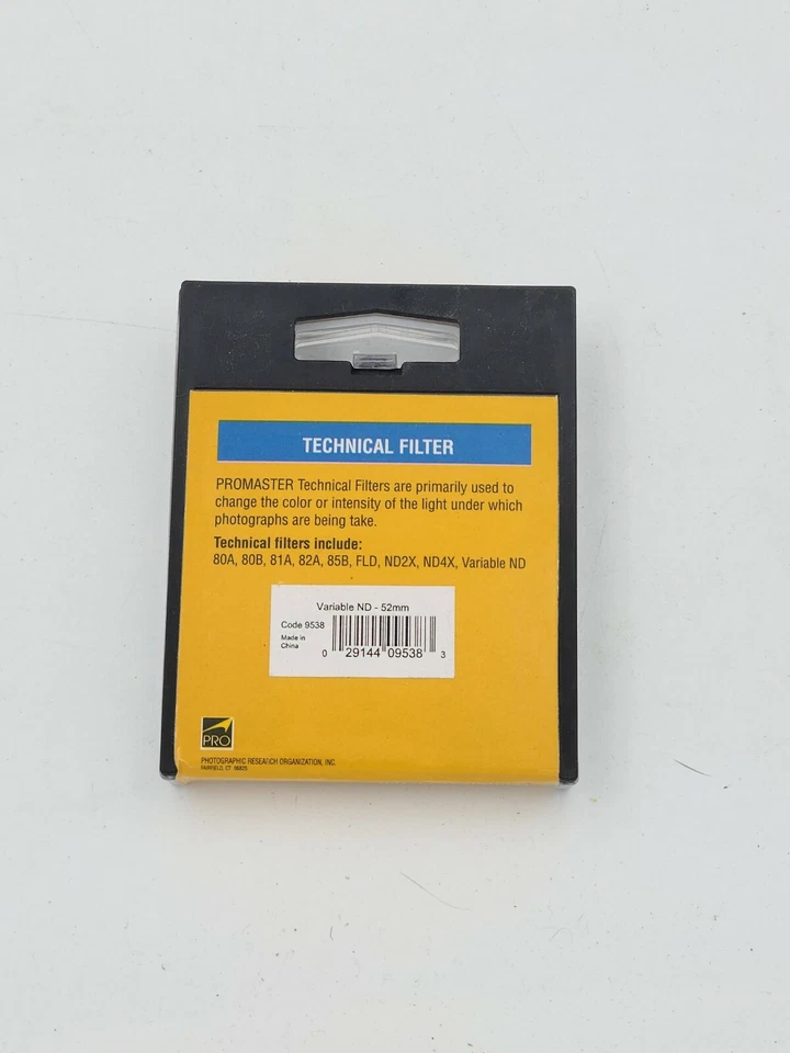 ProMaster Variable ND Filter - 52mm 9538 - Image 2 of 2