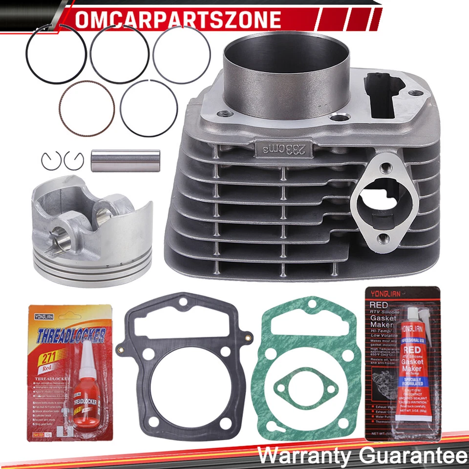 Kit de extremo superior de junta de pistón de cilindro Big Bore 67 mm para Honda CRF230F 2003-2019 ATV Foto 4 de 4