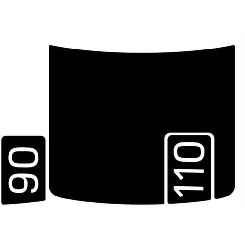 Land Rover Defender L663 Bonnet Hood 110 Decal VPLEB0438 Genuine - Picture 4 of 5