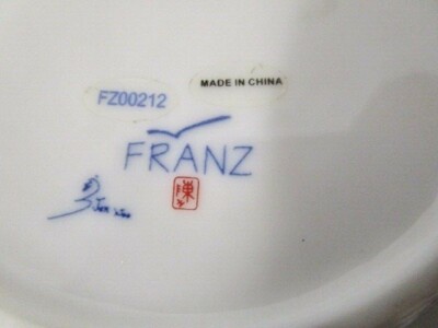 Franz Porcelain Dragonfly Cup & Saucer Set - Numbered 00212 | eBay